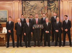 Visita del Atlético de Madrid al Principe de Asturias